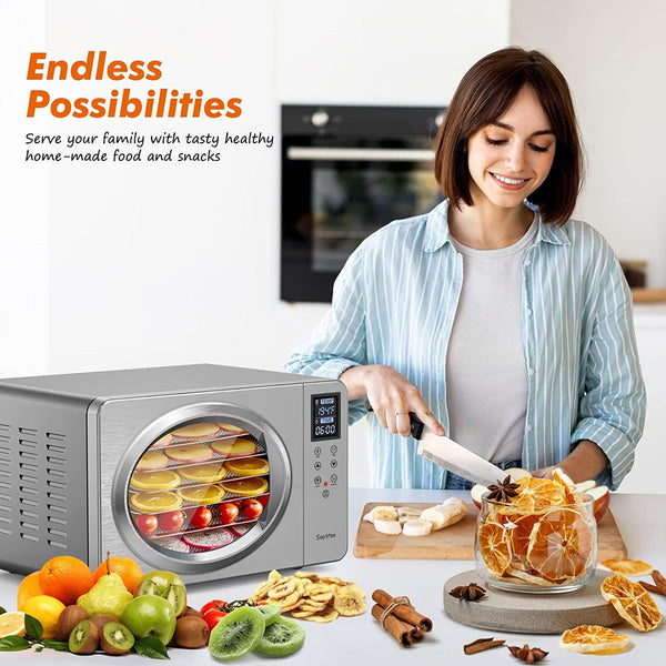 Septree Food Dehydrator 6 Stainless Steel Trays Dryer Machine